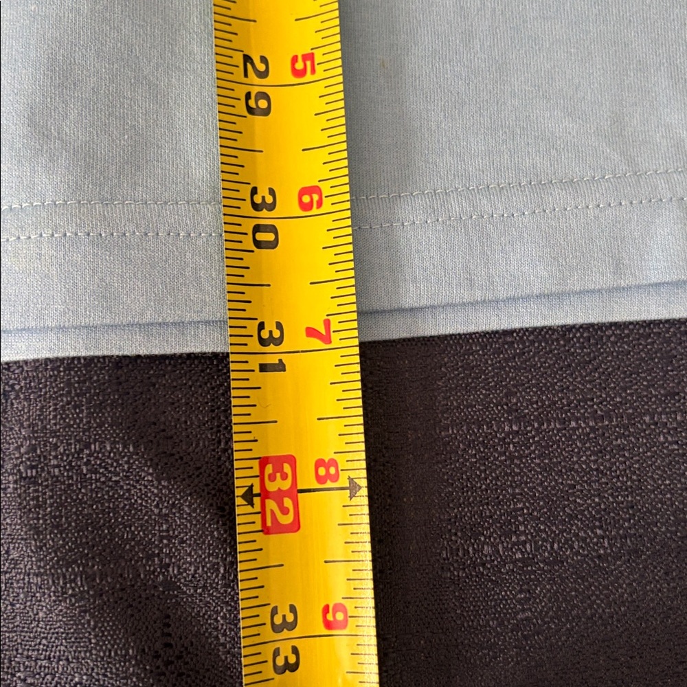Burberry Light Blue Tee with Red Logo - Picture 4 of 9